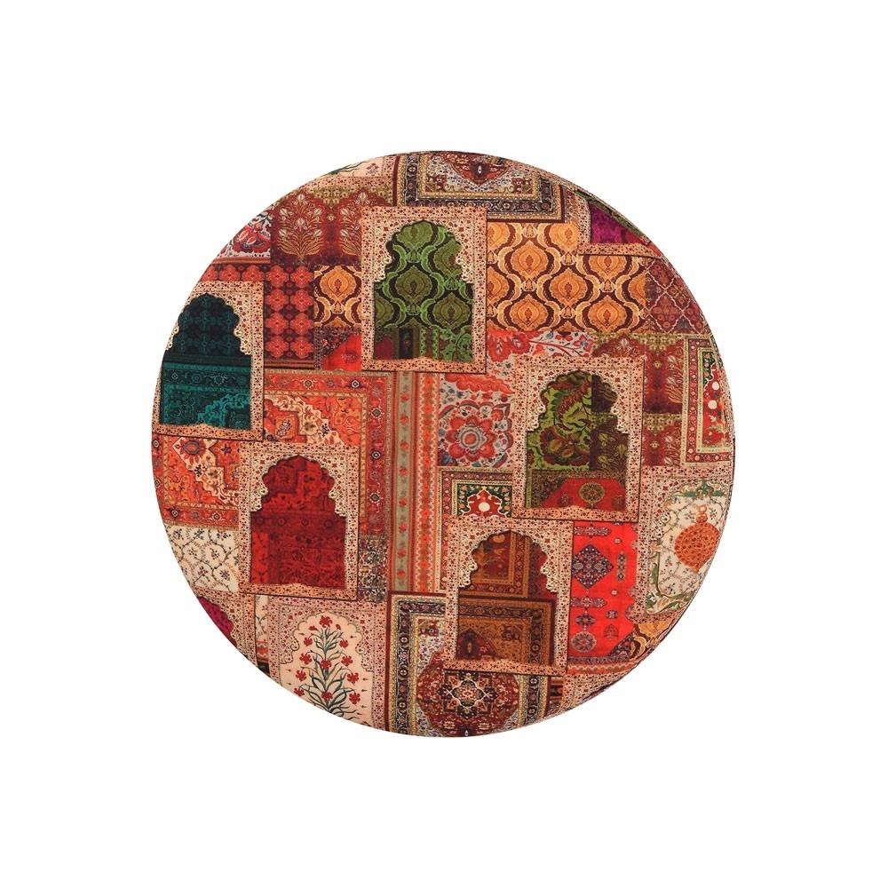 Printed Ottoman Upholster Foam Pouffes
